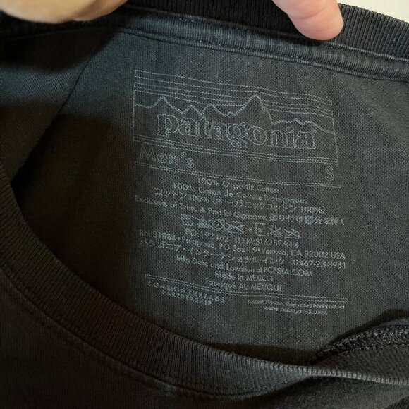 Patagonia Men's Longsleeve Graphic Logo Shirt Size Small - Picture 4 of 5
